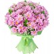 Buchet 17 crizanteme roz
